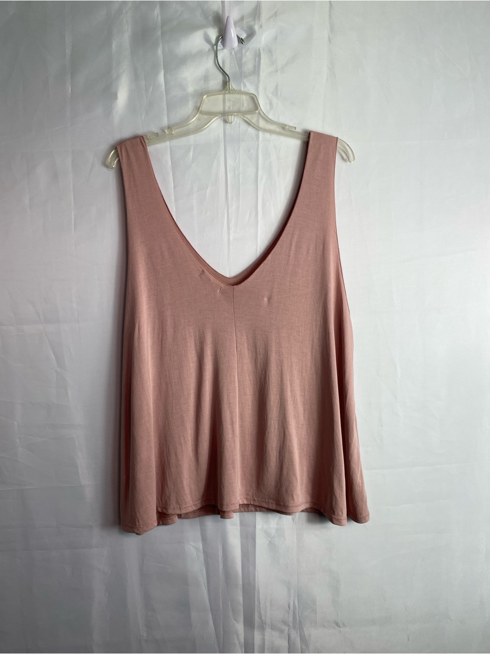 Abound Dusty Rose V-Neck Swing Tank Top - Picture 4 of 4